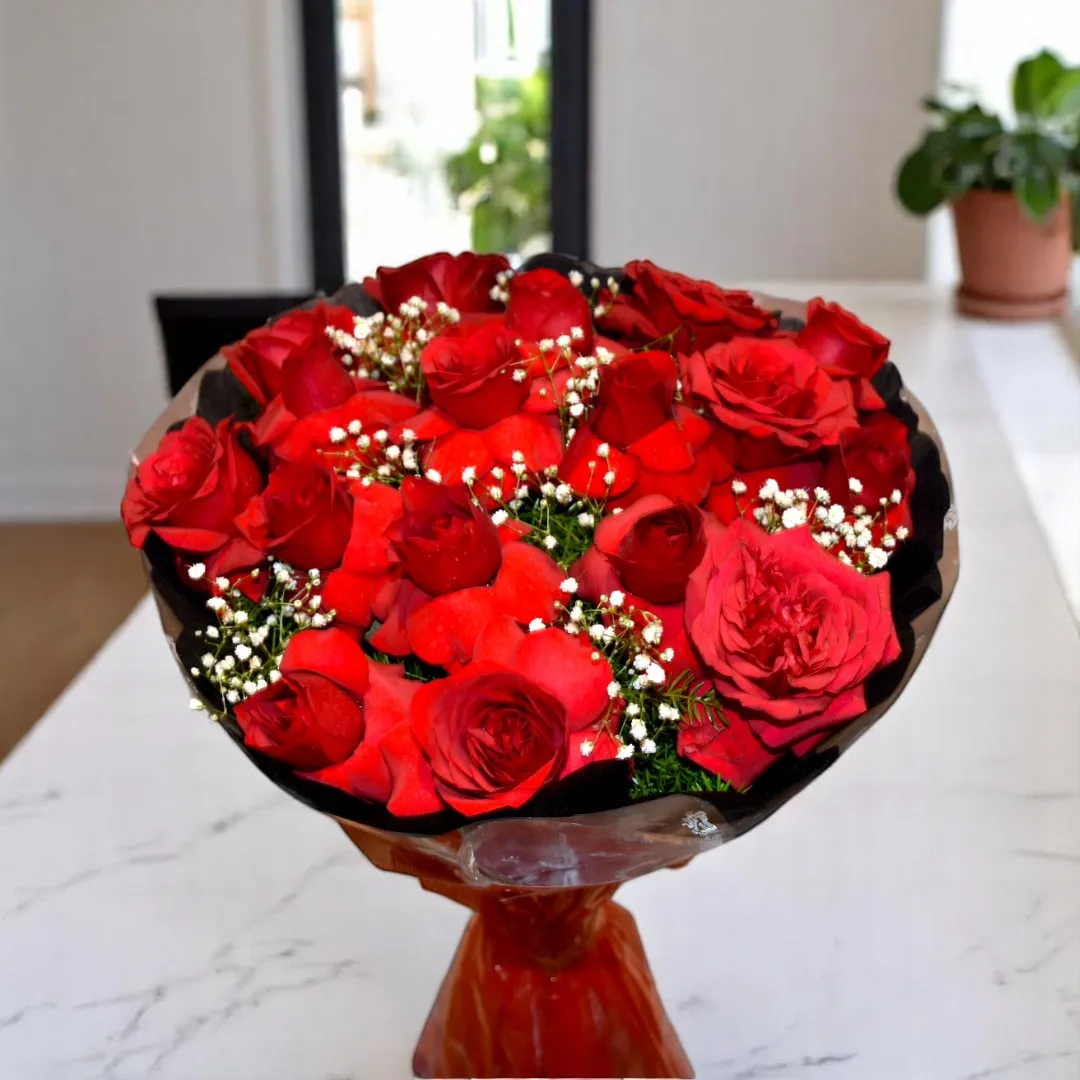 Stunning Red Rose Bouquet