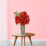 Red Gerbera Flower Subscription