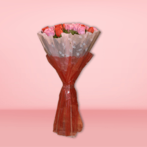 Finest mix of Pink and Red Rose Bouquet