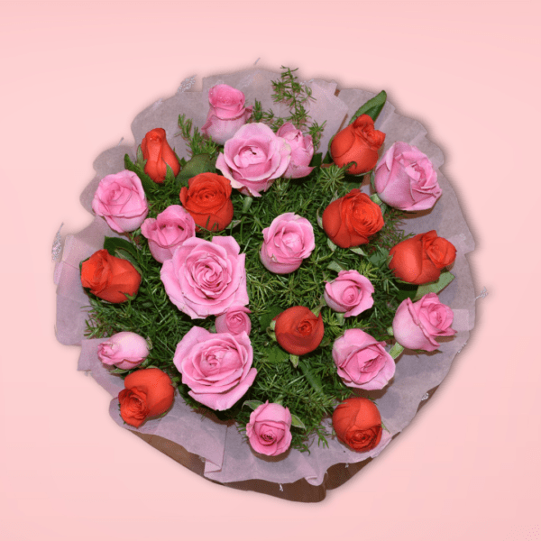 Finest mix of Pink and Red Rose Bouquet