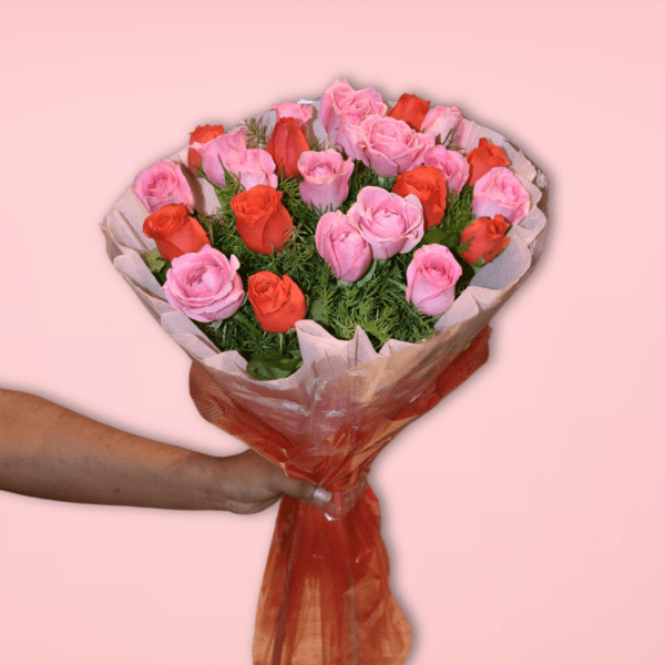 Finest mix of Pink and Red Rose Bouquet