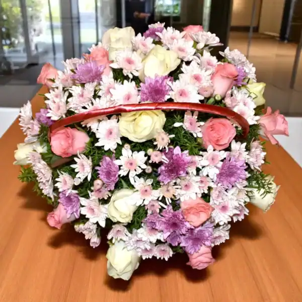 Beautiful flower basket - 2