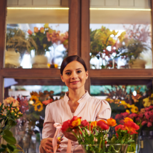 Good hospitality at flower shop