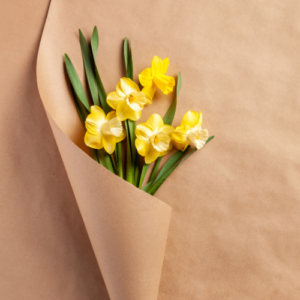 Daffodil Flower Bouquet to celebrate events such as graduation, a bridal shower, a new job, a housewarming, or the birth of a baby.