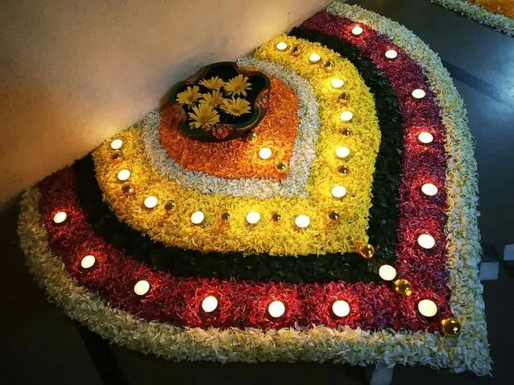 Floral Rangoli Craft: The Beauty of Traditional Art