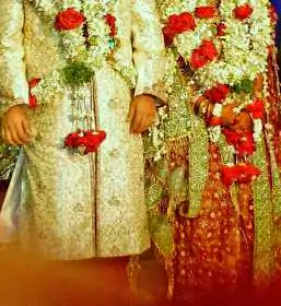 Hyderabadi Muslim wedding garlands