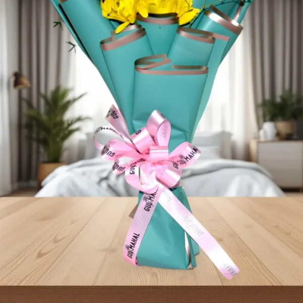 Buy Yellow Gerbera Bouquet online