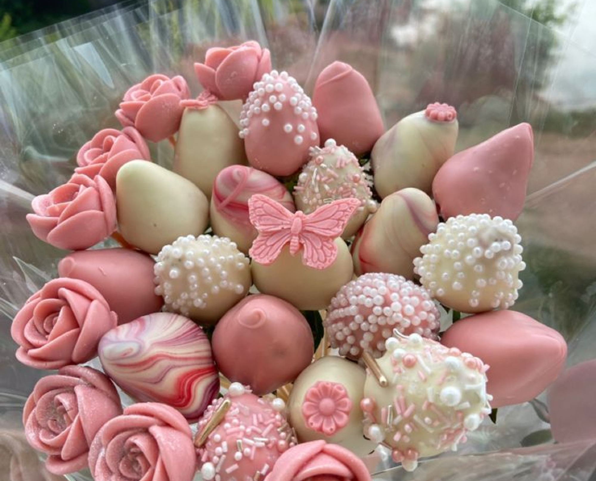 Strawberry chocolate bouquet