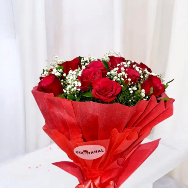 Beautiful Red Rose Bouquet at best prices in India