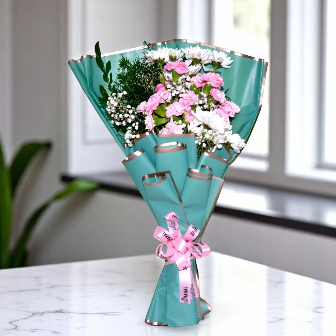 Buy Carnation & Chrysanthemum Bouquet at best prices