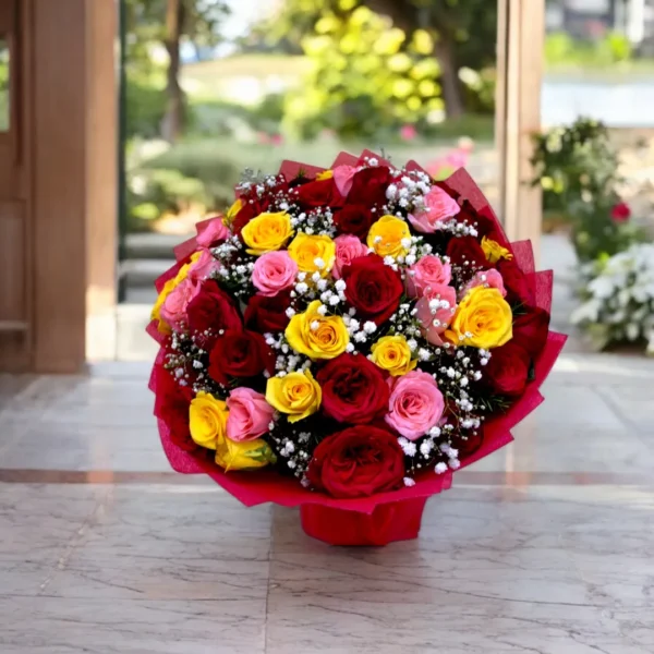 Buy Mixed Rose Bouquet online