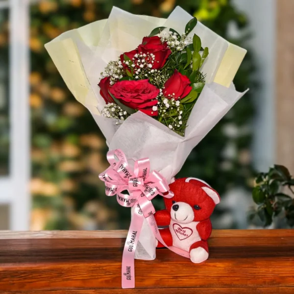 Mini Red Rose Bouquet