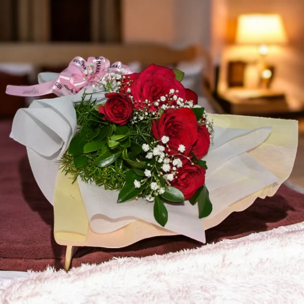 Mini Red Rose Bouquet in India