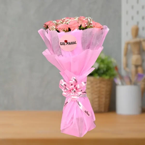 Pink Rose Bouquet - 1