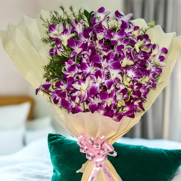 Purple Orchid Bouquet near you