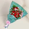 Red Rose and Pink Carnation Bouquet