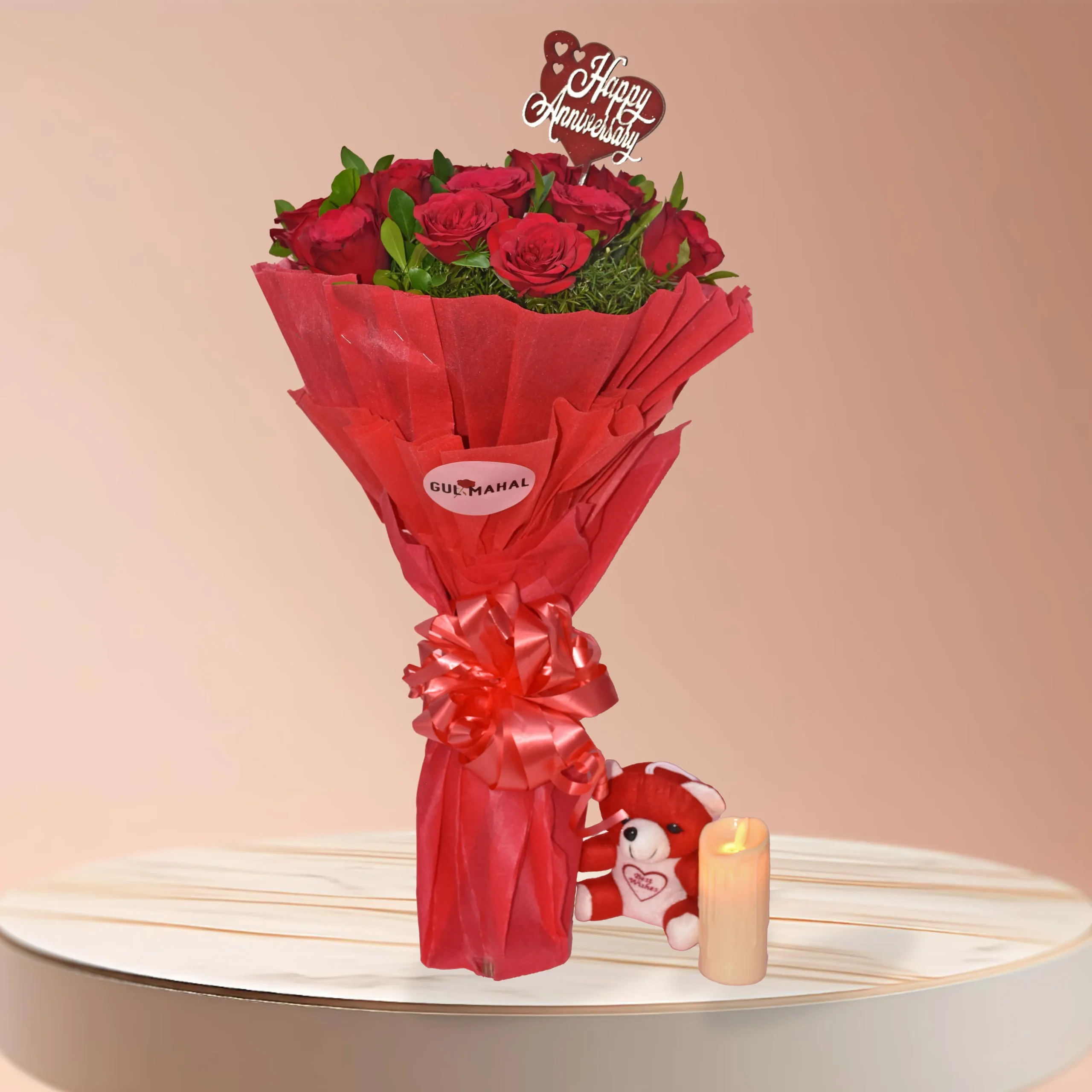 The Perfect Red Rose Bouquet