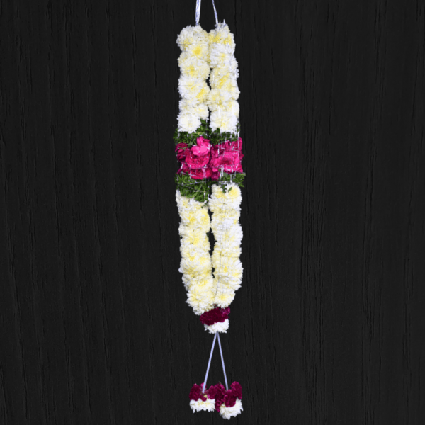 White Chamanti Flower Garland