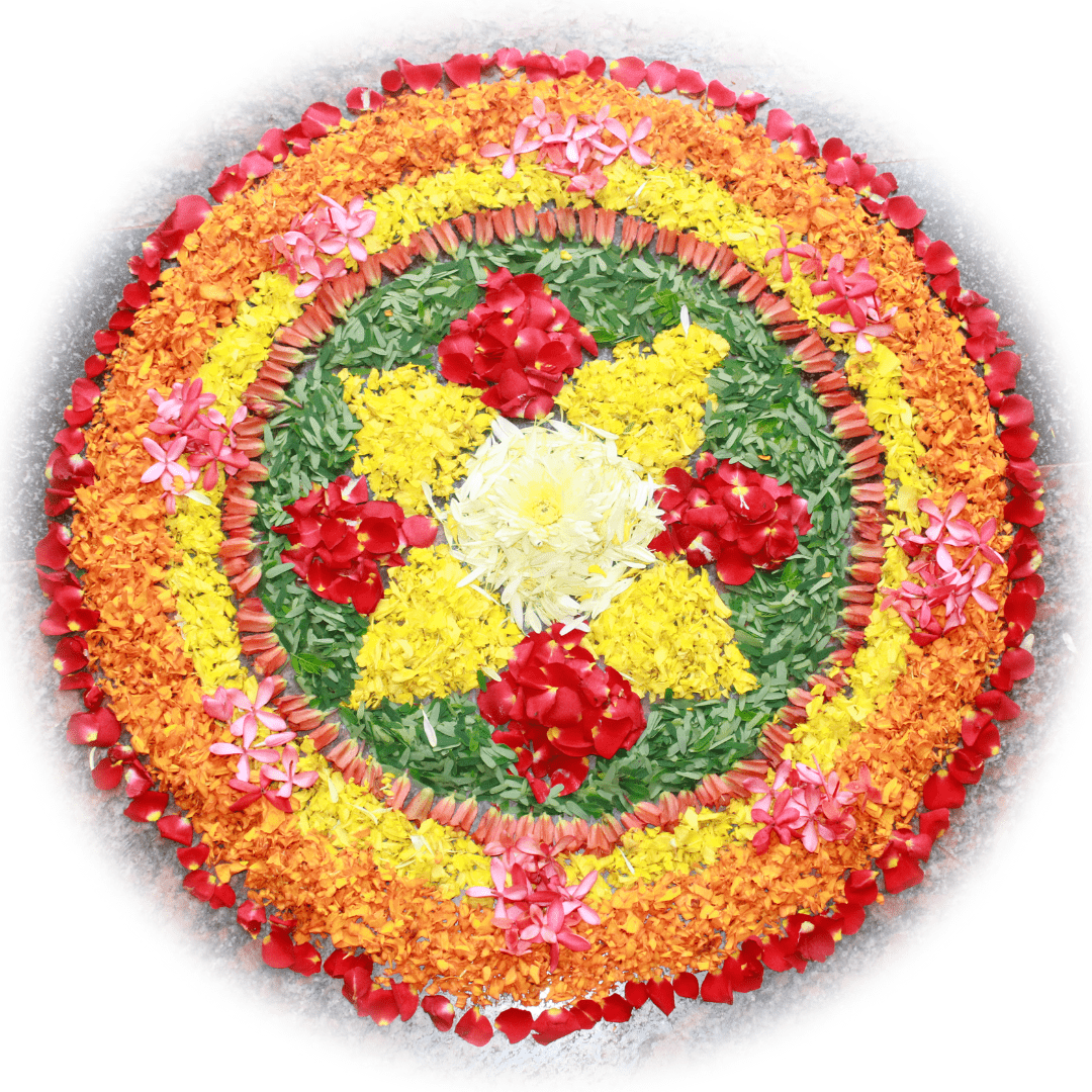 Flower Rangoli design