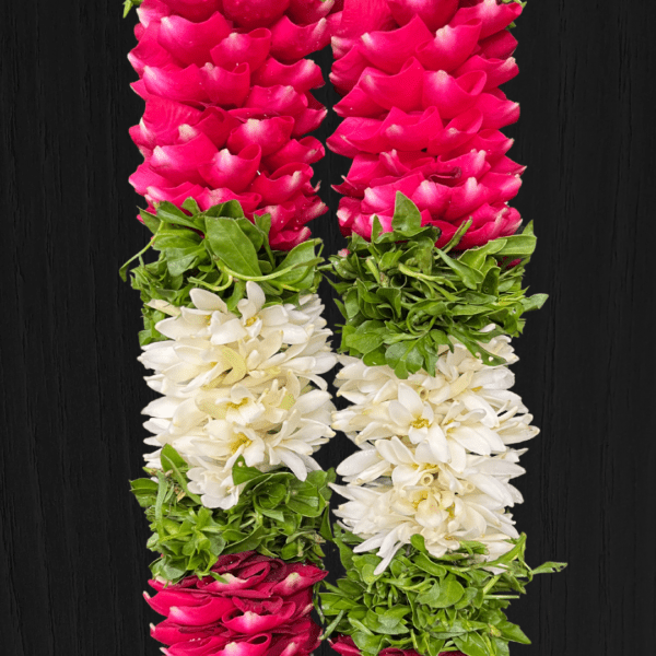 Rose & Lily Petals Pooja Garland