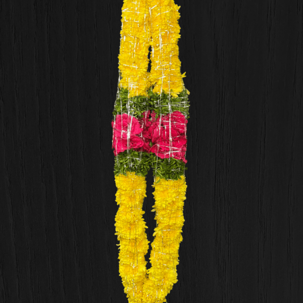 Yellow Chamanti flower garland