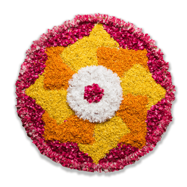 beautiful Flower Rangoli design