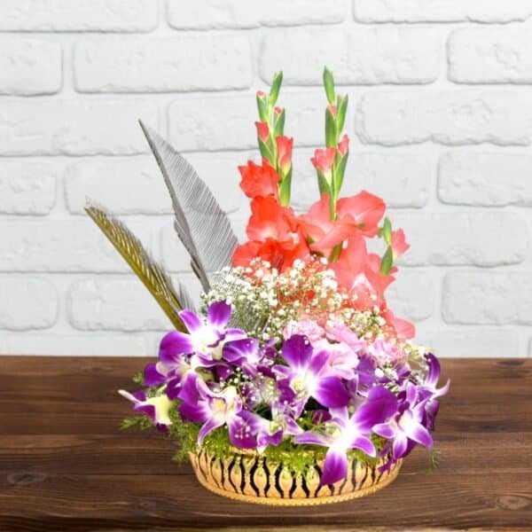 Exotic Tropical Bloom Basket - Image 4