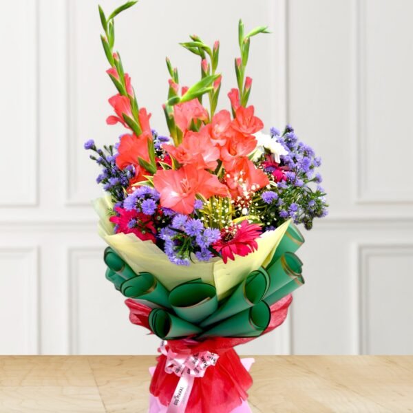 Elegant Mixed Flower Bouquet - Image 3