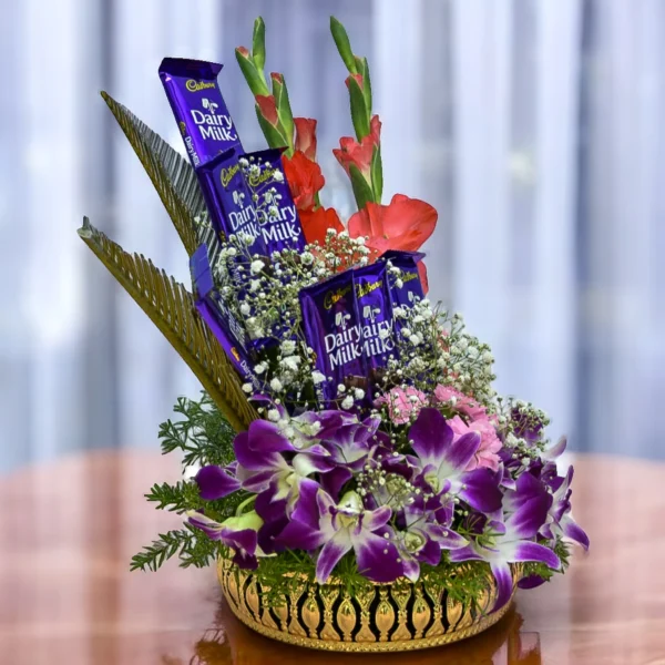 Flower & Chocolate Basket in Hyderabad, Delhi, Mumbai, Bangalore, and More