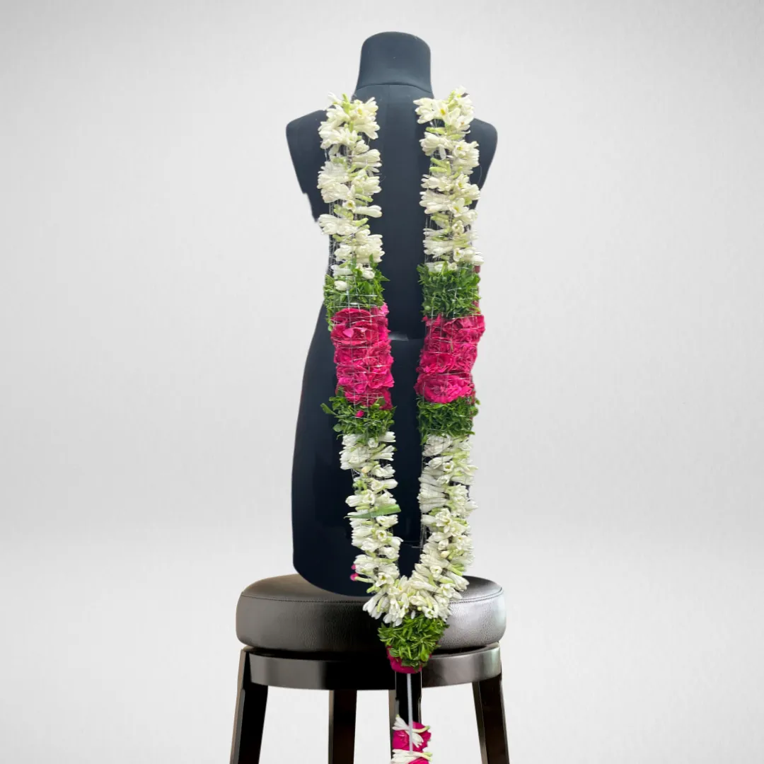 Lily garlands - made with fresh lilies