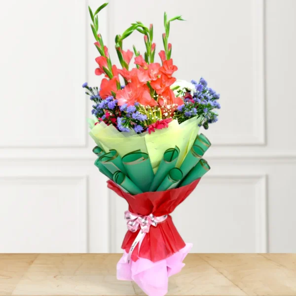 Luxurious flower bouquet made with premium flowers