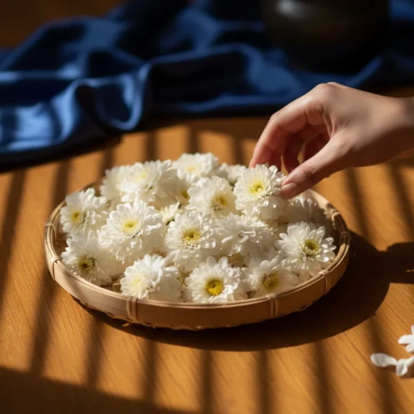 White Chamanti Flowers
