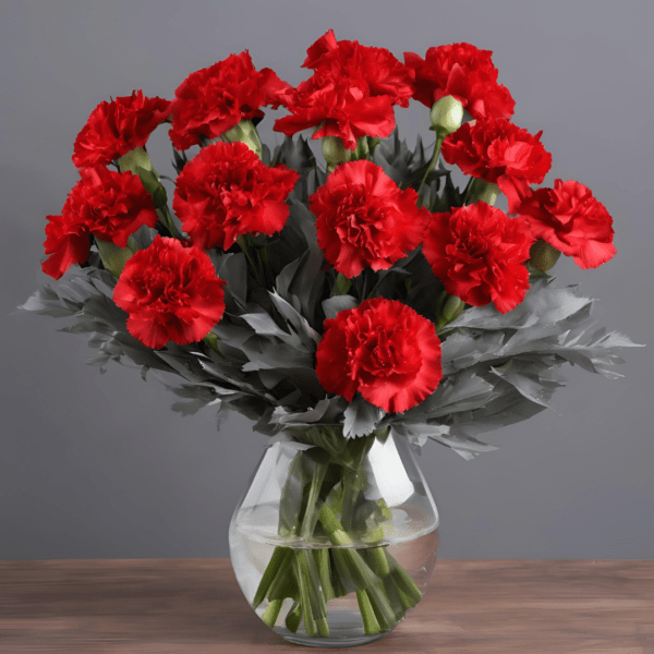 Red carnations