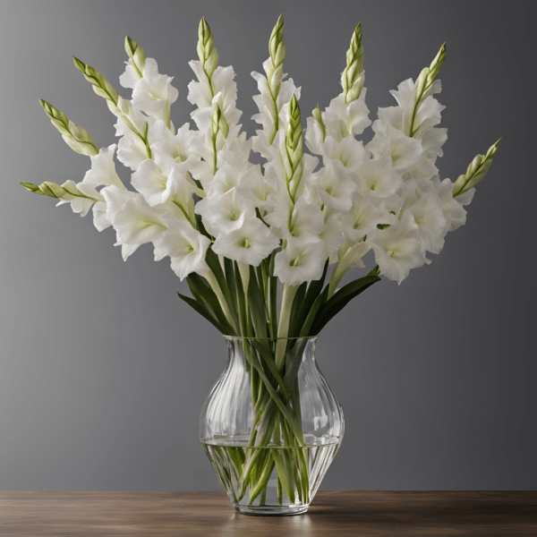 White Gladiolus