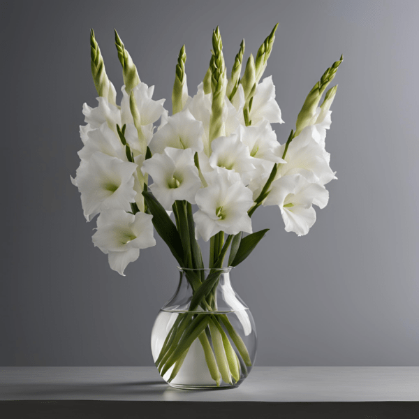 White Gladiolus