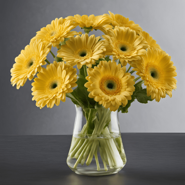 Yellow Gerbera bunch