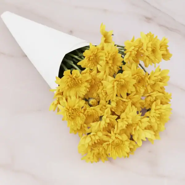 Yellow Chrysanthemums - Image 3
