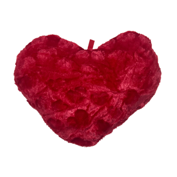 Back side of Love - Red heart shape cushion