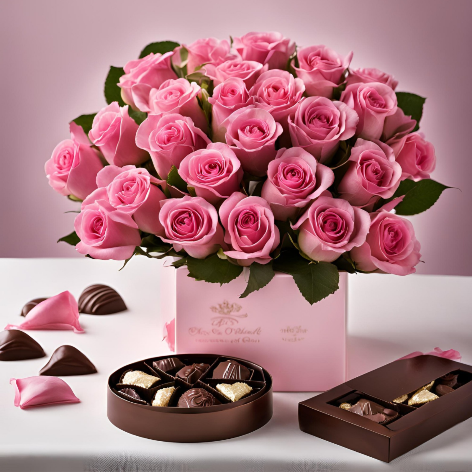 Make Chocolate Day Extra Sweet with These Pink Roses and Chocolates Combo