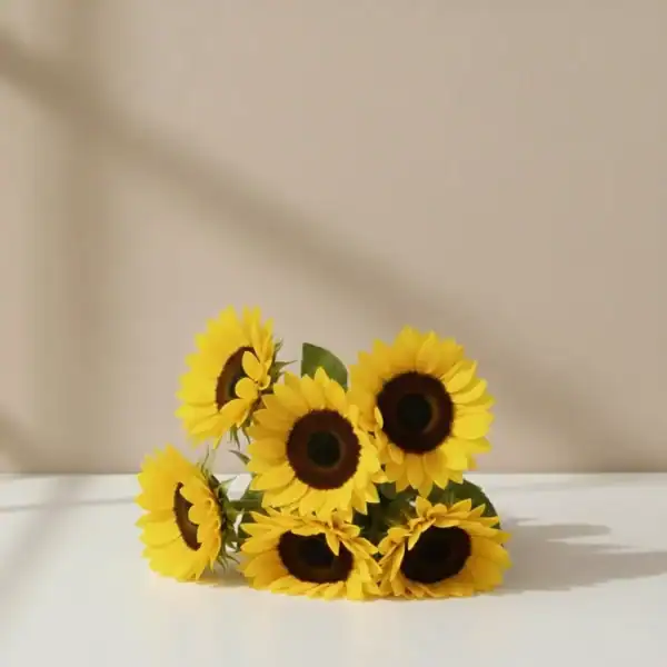 Sunflowers on Table