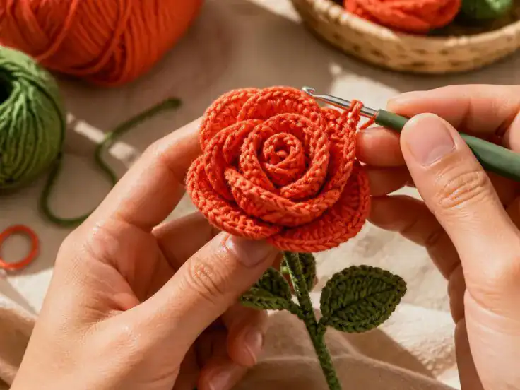Easy Crochet Rose Patterns for Beginners | Step-by-Step Tutorial