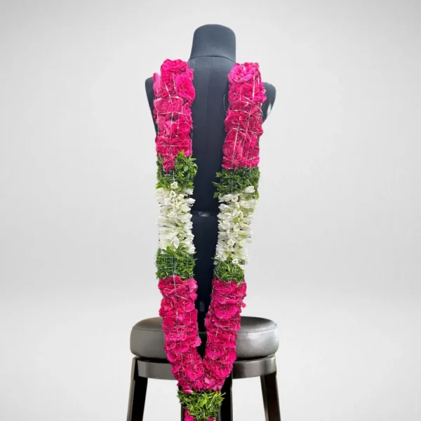 Pink Rose & Lily Garland
