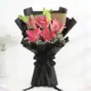 Pink Asiatic Lily Bouquet
