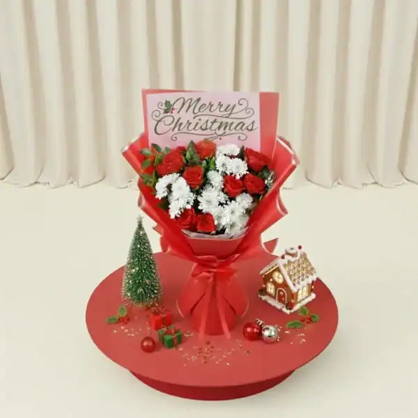 Beautiful Merry Christmas Bouquet