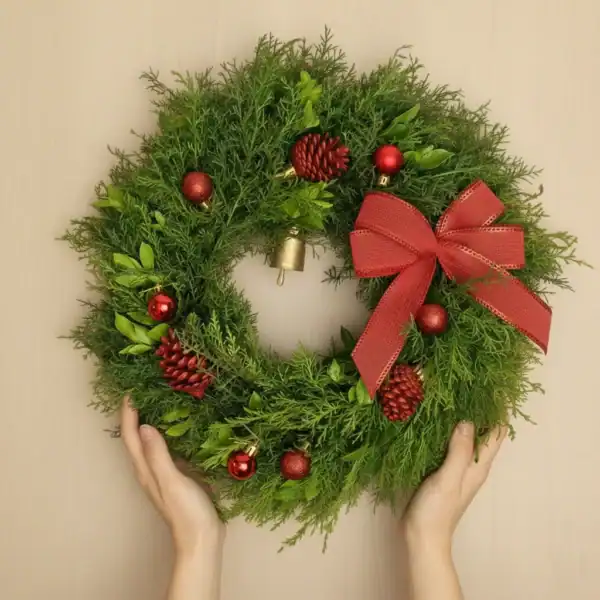 Holiday wreath. Order now for Christmas and holidays