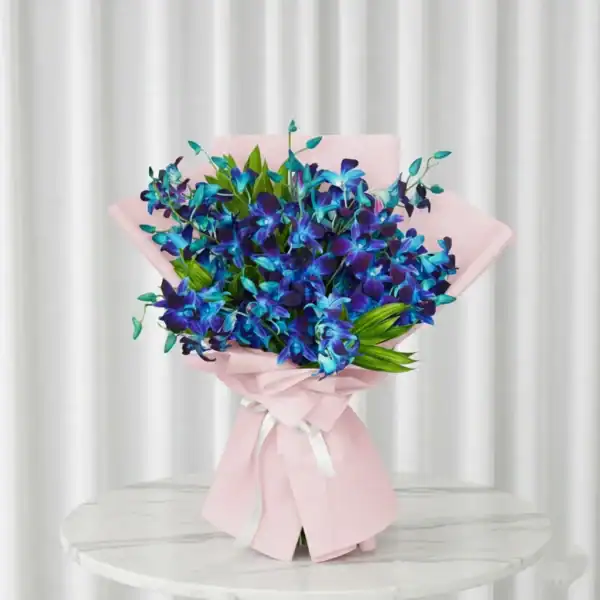 Big Size Blue Orchids Bouquet near you
