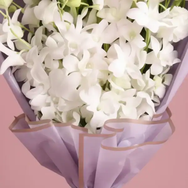 Big Size White Orchid Bouquet