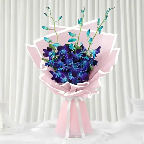 Small Size Blue Orchid Bouquet