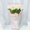 White Tulips Handtied Bouquet