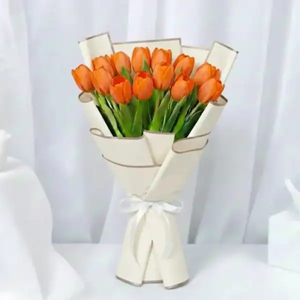 Orange Tulips Bouquet